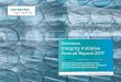 Siemens Integrity Initiative Annual Report 20175... · 2020-05-28 · 4 In our very first edition of the Siemens Integrity Initiative Annual Report published in 2011, we introduced
