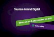 Tourism Ireland Digital · 2017-12-14 · Digital in Tourism Ireland Program highlights from 2017 Observations & lessons learned Digital opportunities Upcoming for 2018 1 2 3 4 5