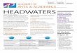 August, 2017 | Vol. 12 Issue 1 HEADWATERS · how my work matters to me. Continued from previous page HEADWATERS Students will be participating in, and refl ecting on, a range of workshops