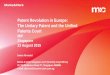 Patent Revolution in Europe: The Unitary Patent and the ......• Patents granted by the EPO may take effect, within participating EU member states, as a unitary patent 2. Language