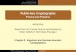 Public-key Cryptography Theory and Practice · 2010-11-22 · Integer Arithmetic Arithmetic in Finite Fields Arithmetic of Elliptic Curves GCD Modular Exponentiation Primality Testing