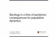 Serology in a time of pandemic: consequences for ... · 100% of introductions cause onward transmission 40% of introductions cause onward transmission Superspreading events: with
