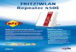 FRITZ!WLAN Repeater 450E · bridge operating mode the FRITZ!WLAN Repeater 450E can be connected with a router using ... • Convenient operation via a browser-based user interface