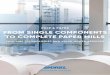 PULP & PAPER FROM SINGLE COMPONENTS TO COMPLETE … · ANDRITZ paper mill capabilities – all from one premium brand ANDRITZ is a leading global supplier of complete plants, systems,