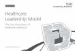Healthcare Leadership Model · High-quality, compassionate care Valued care services and patient satisfaction Successful healthcare organisations and a highly regarded service 1 Please