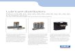 Lubricant distributors - SKF€¦ · Lubricant distributors Product series AB, 341, 340, 351, 350, 391, 390, VR, 321, VN, 370, 361 For oil, fluid grease, and grease For use in SKF