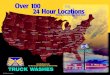 Over 100 24 Hour Locations - Blue Beacon Truck Wash · Rochelle Denver Fernley Fargo Carnesville York Bloomington Bentleyville Harborcreek Kenly Brunswick Ft. Wayne Walton Las Vegas