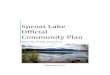 Sproat Lake Official Community Plan · The Alberni‐Clayoquot Regional District (ACRD) has undertaken a review and update of Bylaw No. P1118, the Sproat Lake, Electoral Area “D”,