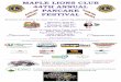 MAPLE LIONS CLUB 44TH ANNUAL PANCAKE FESTIVAL Documents/Events Calendar... · Maple Lions Memorial Arena Located at the North end of the Maple Community Centre 10190 Keele St. The