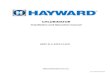 Hayward PS Series Salt Chlorinator · Your Hayward chlorinator will eliminate the need to store dangerous quantities of chlorine, daily manual chlorine dosing and the risks associated