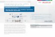 Integrated security, safety and building solution · 6/28/2018  · The Bosch division Security and Safety Systems is a leading global supplier of security, safety, and communications