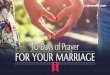 Do you feel the need to pray more earnestly for · Pray your spouse would grow into a leader in your church, family and community, and lead others to a stronger relationship with