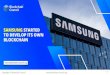 Samsung started to develop its own blockchain