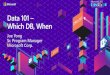 17-18 March, 2018 Beijing Data 101 Which DB, When - Microsoft€¦ · DATA MANAGEMENT Data warehousing tion Operational data SECURITY FLEXIBILITY.NET JAVA Azure 3rd Power BI Azure