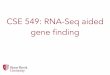 CSE 549: RNA-Seq aided gene finding · outlier candidates. The distance from the center can be deﬁned as simple Euclidean distance or the more sophisticated Mahalanobis distance