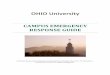 Campus emergency response guide - Ohio UniversityUniversity Campus Emergency Response Guide Revised: 6/10/19 5 ACTIVESHOOTER STEP-BY-STEP PROCEDURE STEP-BY-STEP If an active shooter