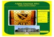 Alpha Upsilon Chapter - Amazon Web Services€¦ · Alpha Gamma Rho Alpha Upsilon Chapter Spring 2014 Crescent What's New at 225 University Street? Table of Contents 3 Mom’s Corner
