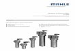Medium Pressure Filter Pi 340 - Behringer · Pi 340 Nominal pressure 250/315/350 bar (3560/4480/4980 psi), nominal size up to 450 (also available with filter elements acc. to DIN