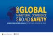 The Conference - Trafikverket · Road Safety 2011–2020 and the starting point for continued collaboration on road safety. •The conference will be an important opportunity to reflect