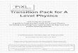 Transition Pack for A Level Physics · 2020-05-01 · 5. Thing Explainer: Complicated Stuff in Simple Words ISBN – 1408802384 - This final recommendation is a bit of a wild-card