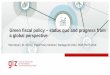 Green fiscal policy status quo and progress from a global ...conferencias.cepal.org/politicafiscal2019/Martes 26... · Bilateral GIZ programs supporting green fiscal reform Page 3