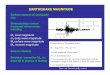 EARTHQUAKE MAGNITUDEMagnitude is proportional to the logarithm of the energy released, so most energy released seismically is in the largest earthquakes. An M 8.5 event releases more