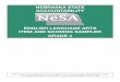 NEBRASKA STATE ACCOUNTABILITY ENGLISH LANGUAGE ARTS …€¦ · The TDA is in alignment across grades 3–8 and 11 with the NeSA-ELA Standards indicated on the rubric . Each TDA Writing