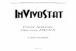 Power Analysis: One-way ANOVA User Guideinvivostat.co.uk/wp-content/user-guides-v4/Power_analysis-one-way... · InVivoStat User Guides – Power Analysis: One-way ANOVA Version 4.0