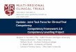 Update: Joint Task Force for Clinical Trial Competency ......•Competency Framework 2.0 –Requested comments and suggestions from pharma, CROs, regulators, sites, academicians –Revisions