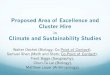 Proposed Area of Excellence and Cluster HireProposed Area of Excellence and Cluster Hire in Climate and Sustainability Studies Walter Oechel (Biology; Co-Point of Contact), Samuel