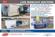 LIVE WEBCAST AUCTION - Perfection Machinery Sales Incpmsql01.perfectionmachinery.com/PISAG/Accu-Mold 2018 Live...Perfection Industrial Sales ph +1-847-545-6374 • fax +1-847-427-8884