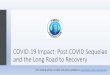 COVID-19 Impact: Post COVID Sequelae and the Long Road to ... · Home Maps & Trends Testing U.S. Map Tracing News & Information COVID-19 Basics Videos & Live Events Critical Trends