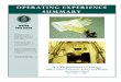Operating Experience Summary 2003-24 - Energy.gov · site emergency coordinator declared an emergency alert when a fire ignited in a bulging waste drum that was being vented. The
