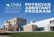 Family & Community Medicine PROGRAM Physician Assistant … · 2020-07-23 · Medical Assistant, CNA, ER Tech, Physical Therapy Aide, Medical Scribe, Personal Care Provider. • Hours