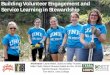 Building Volunteer Engagement and Service Learning in Stewardship · 2018-05-25 · Building Volunteer Engagement and Service Learning in Stewardship . ... work and school and social