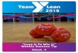 Team Lean - Valdosta YMCA · what you can do and build to 300 minutes over time. • Health/Weight Maintenance: 150 minutes (21⁄2 hours) per week, in periods of at least 10 minutes