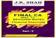 Financial ReportingInd AS 10/AS 4 - EVENTS AFTER THE REPORTING PERIOD J.K.SHAH CLASSES FINAL C.A. – FINANCIAL REPORTING : 4 : REVISION NOTES – MAY ‘19