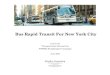 Bus Rapid Transit For New York City - Schaller Consult · 2002-06-07 · SCHALLER CONSULTING 1 Summary New York City has the slowest bus service in America. NYC Transit buses travel