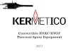 Convertible HVAF/HVOF Thermal Spray Equipment · Kermetico Convertible Guns kermetico.com jrienecker@kermetico.com 4 Convertible equipment works in HVOF or HVAF mode. o Meet-the-spec