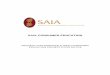 SAIA CONSUMER EDUCATION · Any other Consumer Education Programme The SAIA will welcome any other proposal for a Consumer Education Programme that is in line with the FSC Consumer