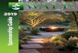 The Washington Association of Landscape Professionals · tradeshow, marketing, and sponsorship dollars for maximum exposure. Level Cost Number of packages available Platinum $7500