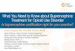What You Need to Know about Buprenorphine Treatment for ...2019/PCOD+Slide+… · Center for Substance Abuse Treatment. Clinical Guidelines for the Use of Buprenorphine in the Treatment