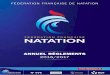 2017 - Règlements sportifs - MAITRESffn.extranat.fr/html/ressources/pub/2017_reglements_sportifs_maitres.pdfAnnuel Réglements 2016/2017 ÉDITO “Je suis un nageur citoyen” On