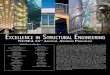 ExcEllEncE in Structural EnginEEring - Memphis · Braces, the building will ... The nearly invisible support was accomplished by hanging the boxes ... Davis, Merced and Santa Cruz),