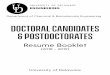 Doctoral Candidates & Postdoctoratescbe.udel.edu/wp-content/uploads/2019/06/resume-booklet.pdf · Doctoral Candidates & Postdoctorates Resume Booklet (2018 - 2019) ... premier educator