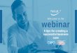 Welcome to the webinar · 2020-02-21 · © Netcall 2017 6 tips for creating a successful business case webinar Welcome to the