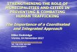 STRENGTHENING THE ROLE OF MUNICIPALITIES AND …...Nov 24, 2017  · PREVENTING & COMBATING HUMAN TRAFFICKING The Importance of a Coordinated and Integrated Approach ... United Kingdom