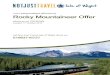 Your personalised eBrochure Rocky Mountaineer Offer · National Park to form UNESCO-listed Waterton-Glacier International Peace Park, offering spectacular landscapes. Popular activities