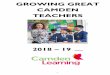 GROWING GREAT CAMDEN TEACHERScamdenlearning.org.uk/wp-content/uploads/2018/09/GGCT... · 2018-09-14 · 2. Identifying a group of learners to focus on in your class. 3. Finding a