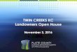 TWIN CREEKS KC Landowners Open House - Platte County EDC€¦ · TWIN CREEKS KC Twin Creeks KC Facts: • Platte County EDC committee began studying the area in 2010 with a summary